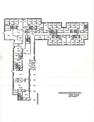 Graduate Residence Hall Floor Plan - Hofstra University