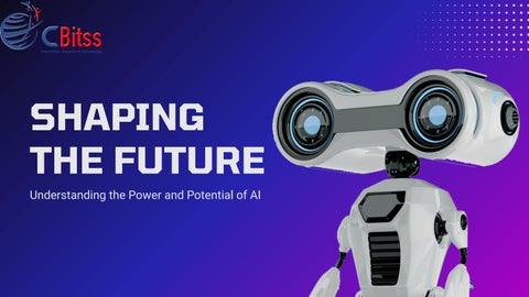 Blue and White Modern AI Technology Presentation