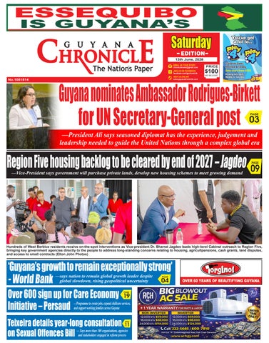 Guyana Chronicle E-Paper 13-06-2026