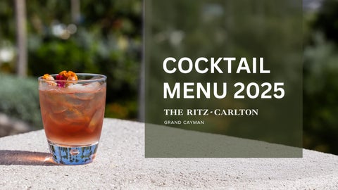 The Ritz-Carlton,Grand Cayman_Cocktail Menu 2025