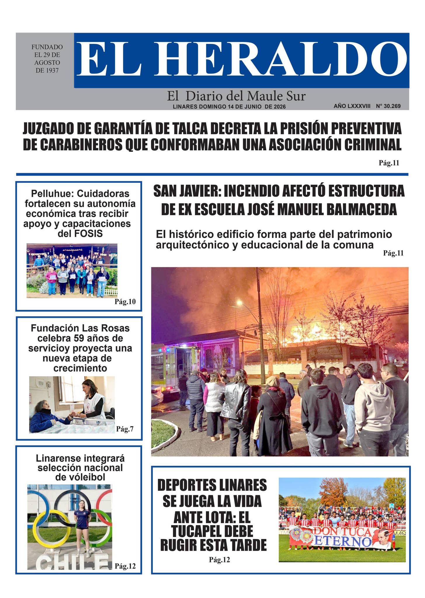 Domingo 14 de junio 2026