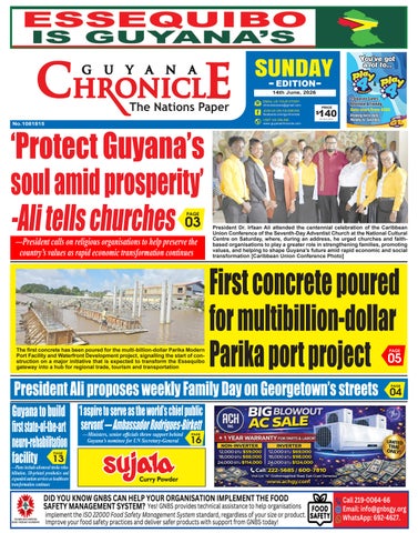 Guyana Chronicle E-Paper 14-06-2026