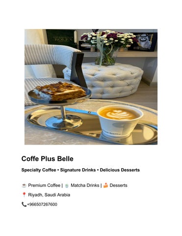 Coffe Plus Belle Coffee Shop