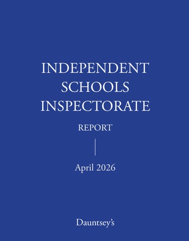 Independent Schools Inspectorate Report 2026