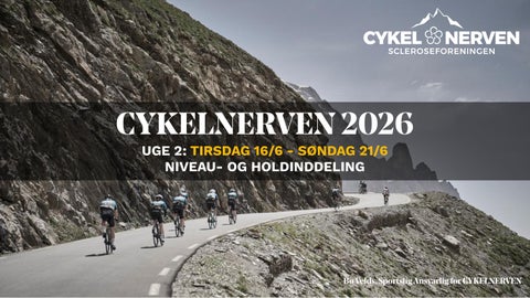 CYKELNERVEN 2026, Uge 2 - HOLDOVERSIGT OG NIVEAUER_150626_PDF