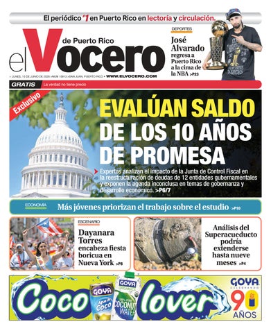EL VOCERO | Edición lunes, 15 de junio de 2026