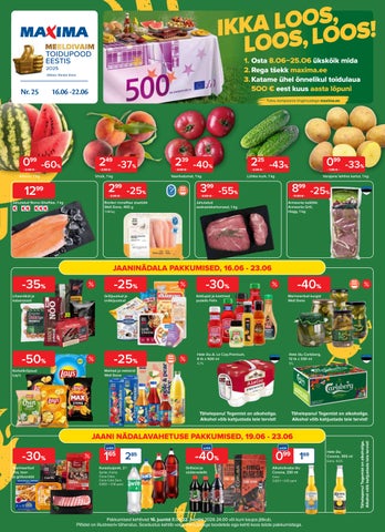 Maxima kliendileht 16.-22.06