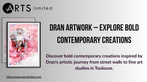 Dran Artwork – Explore Bold Contemporary Creations