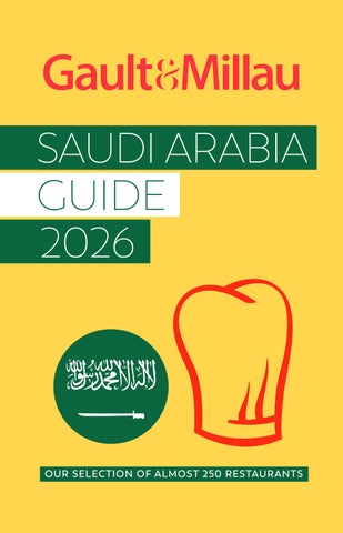 Gault&Millau Saudi Arabia Guide 2026  First Edition