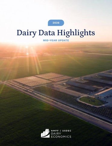2026 Dairy Data Highlights: Mid-Year Update