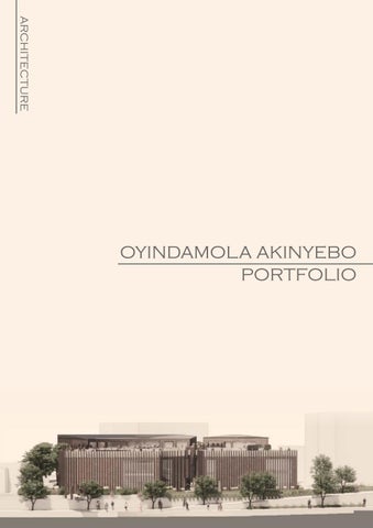Oyindamola Akinyebo Portfolio 