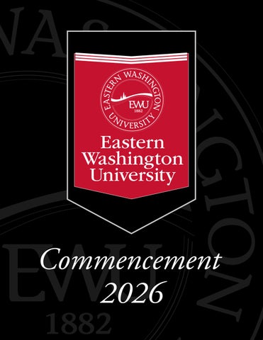 EWU 2026 Commencement Guide