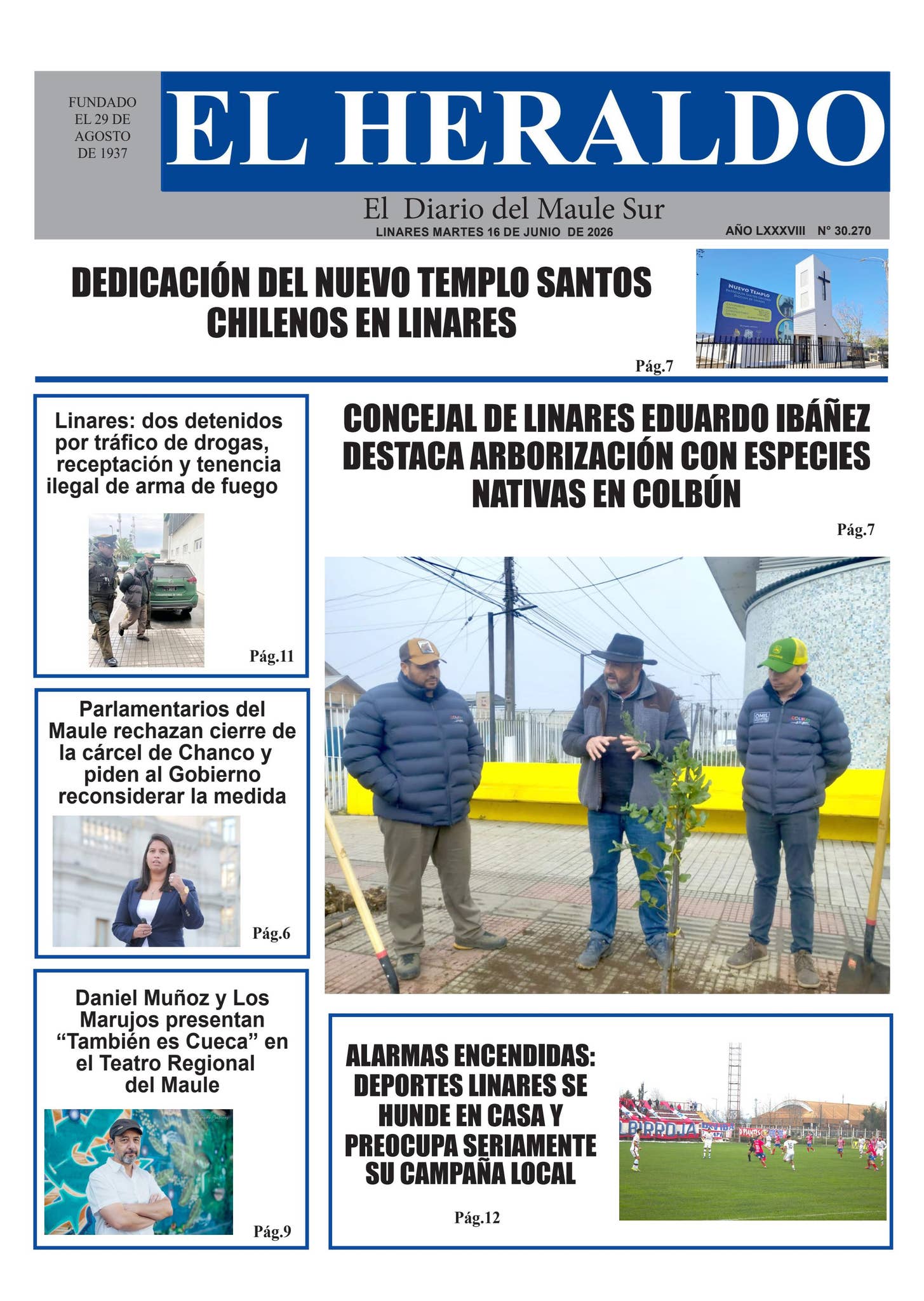 Martes 16 de junio 2026