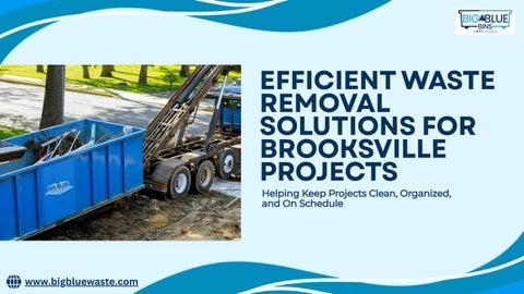 Efficient Waste Removal Solutions for Brooksville Projects