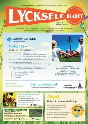 Lyckselebladet vecka 25 2026