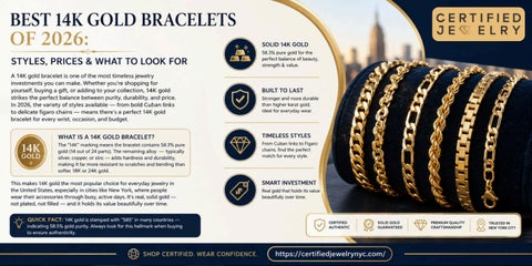 Best 14K Gold Bracelets