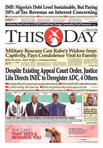 TUESDAY 16TH JUNE 2026