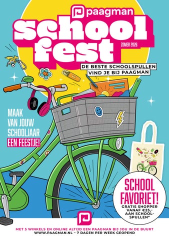 Paagman Schoolfest 2026