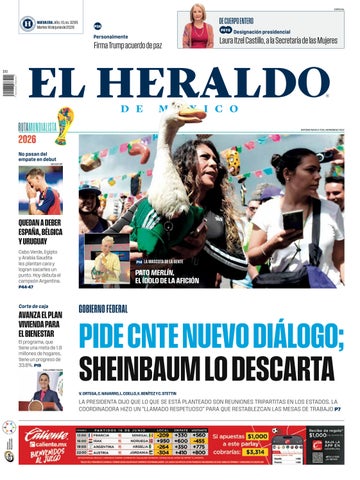 Edición impresa. Martes 16 de junio de 2026