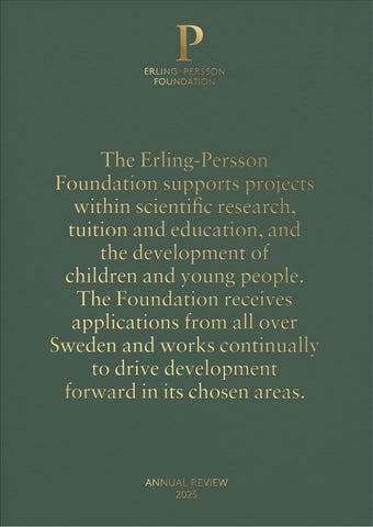 Annual review 2025 | Erling-Persson Foundation | Research & education