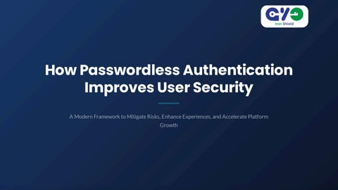 How Passwordless Authentication Improves User Security 