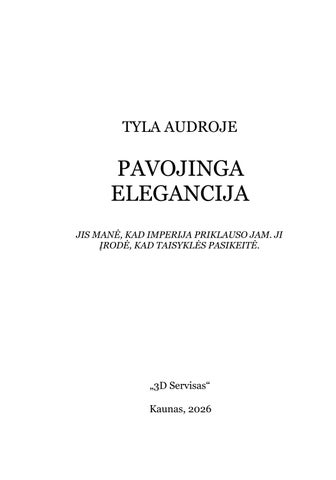 PAVOJINGA ELEGANCIJA