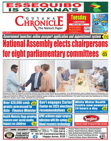 Guyana Chronicle E-Paper 16-06-2026