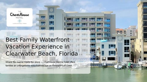 Best Family Waterfront Vacation Experience in Clearwater Beach