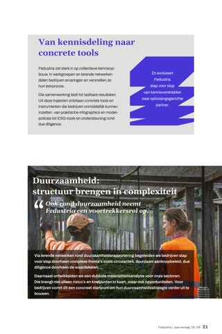 Jaarverslag Fedustria 2025-2026 第 23 页