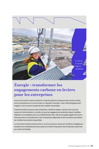 Rapport annuel Fedustria 2025-2026 第 21 页