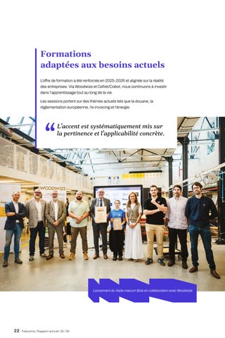 Rapport annuel Fedustria 2025-2026 第 24 页