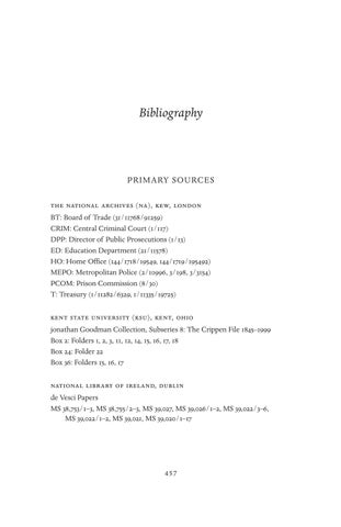 Het verhaal van een moord - Bibliografie