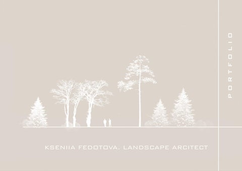 PORTFOLIO Kseniia Fedotova