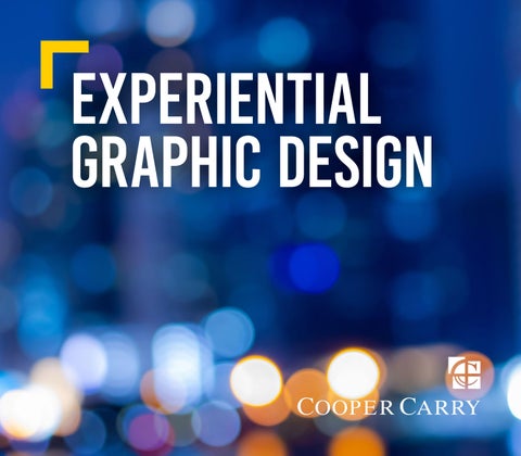 Cooper Carry's Experiential Graphics, Parking Deck Brochure