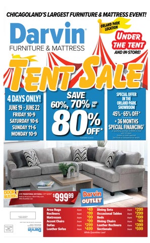 Darvin Furniture Tent Sale Friday - Monday