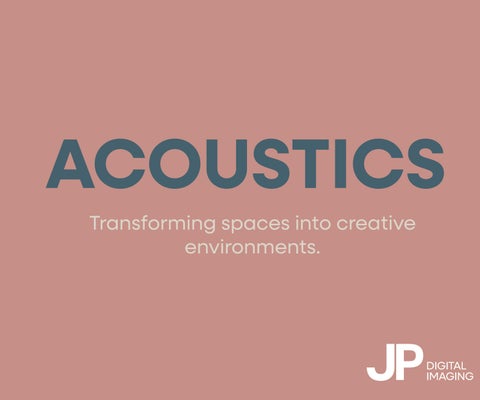 JP Digital Imaging | Acoustic Solutions