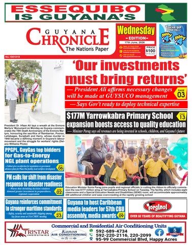 Guyana Chronicle E-Paper 17-06-2026