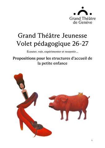 Grand Théatre Jeunesse - Volet pédagogique 26/27 - SAPE
