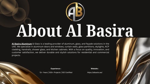 Why Choose Albasira Aluminum Doors Windows for Modern Buildings