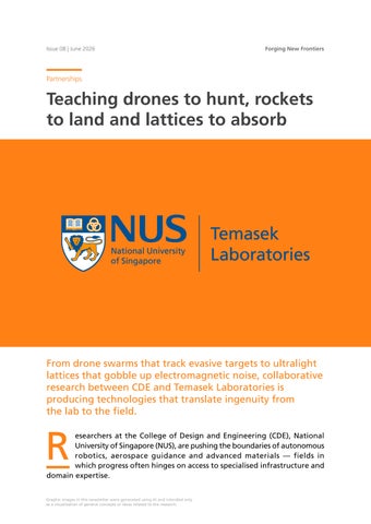 Issue 08 - Teaching drones to hunt, rockets to land and lattices to absorb