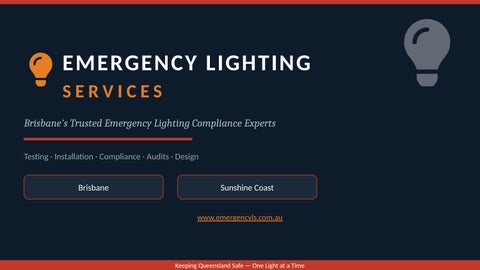 Emergency Light Testing Brisbane | Exit Sign Installation Brisbane