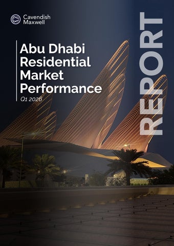 Abu Dhabi Residential Market Performance Q1 2026