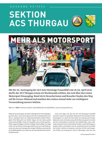Clubmagazin ACS Sektion Thurgau