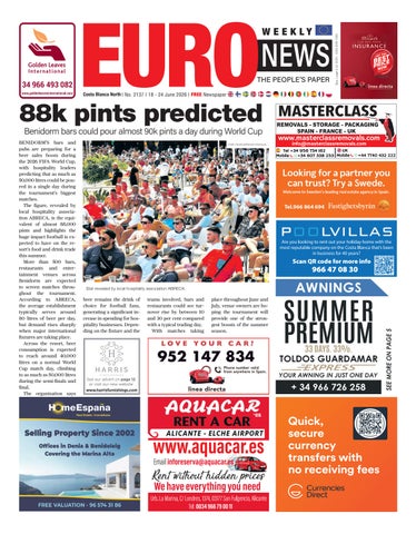 Costa Blanca North 18 – 24 Jun 2026 Issue 2137