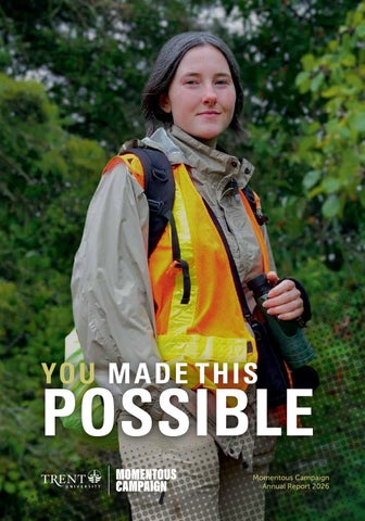 You Made This Possible