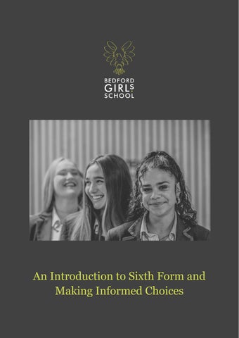 An Introduction to Sixth Form at BGS