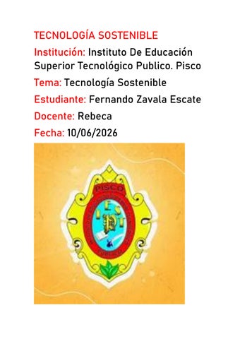 TECNOLOGÍA SOSTENIBLE. fernando zavala .. (2)