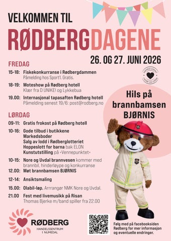 Program Rødbergdagene 2026