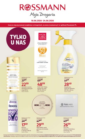 Rossmann gazetka 18.06.2026 do 24.06.2026