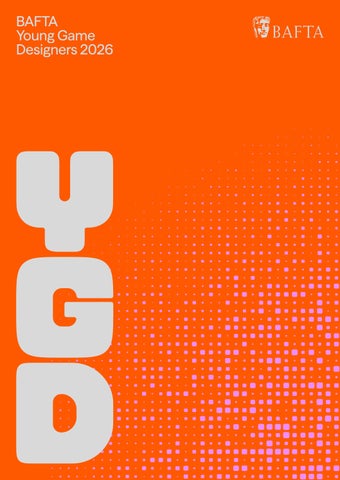 BAFTA Young Game Designers Awards Ceremony Programme, 2026